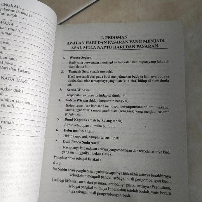 Buku primbon sabdo pandito bahasa indonesia ORIGINAL