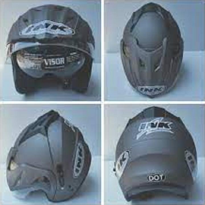 Hot Deals Helm Ink Double Visor Orignal Merk Bmt Emboss Sni