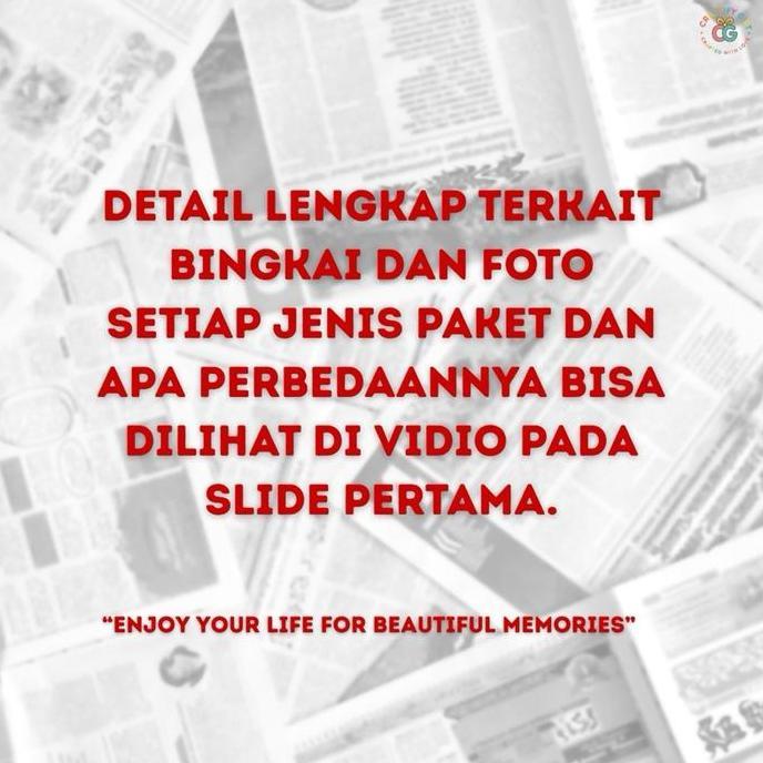 Craftify Gift Frame 7 - Kado Frame Foto Custom 6R A4 Pop Up untuk Gift Anniversary & Ulang Tahun - H