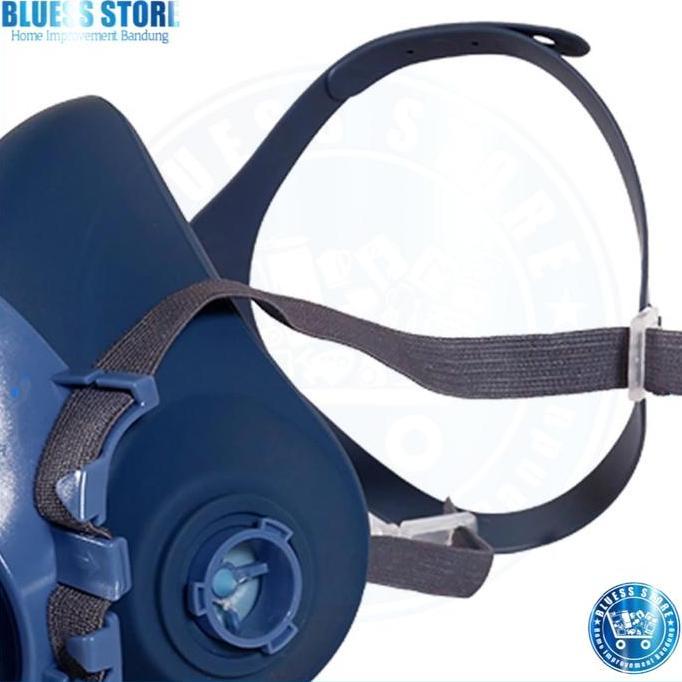 Krisbow Masker Half Mask Twin Cartridge Hm-7 Tw Masker Respirator