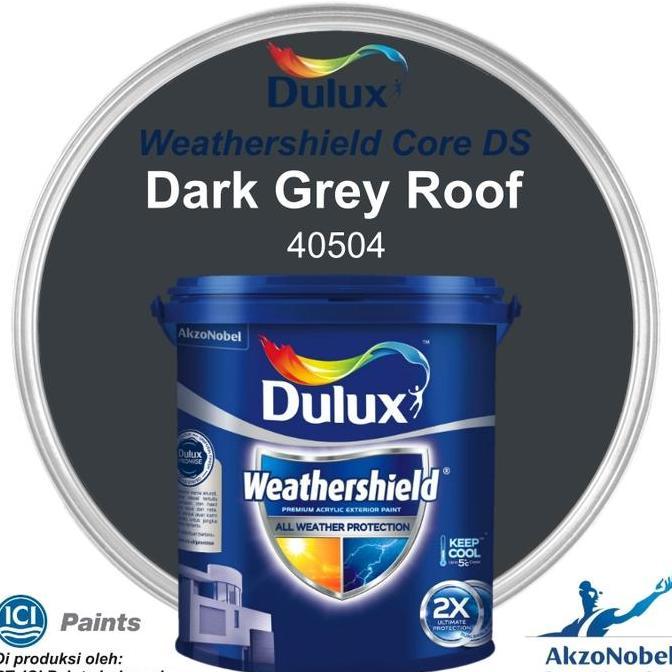CAT DULUX WEATHERSHIELD 20 LT - DARK GREY ROOF 40504