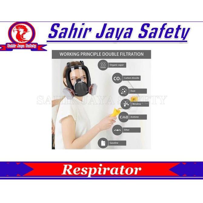 Masker Gas Respirator Full Face Masker Chemical Masker Full face