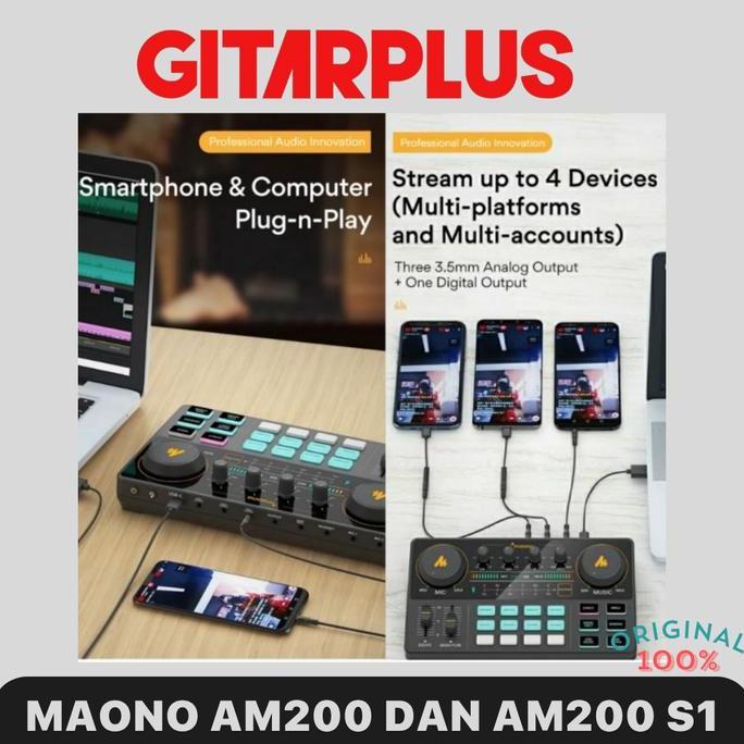 MAONO MONOCASTER AM200 MOBILE SOUNDCARD RECORDING HP