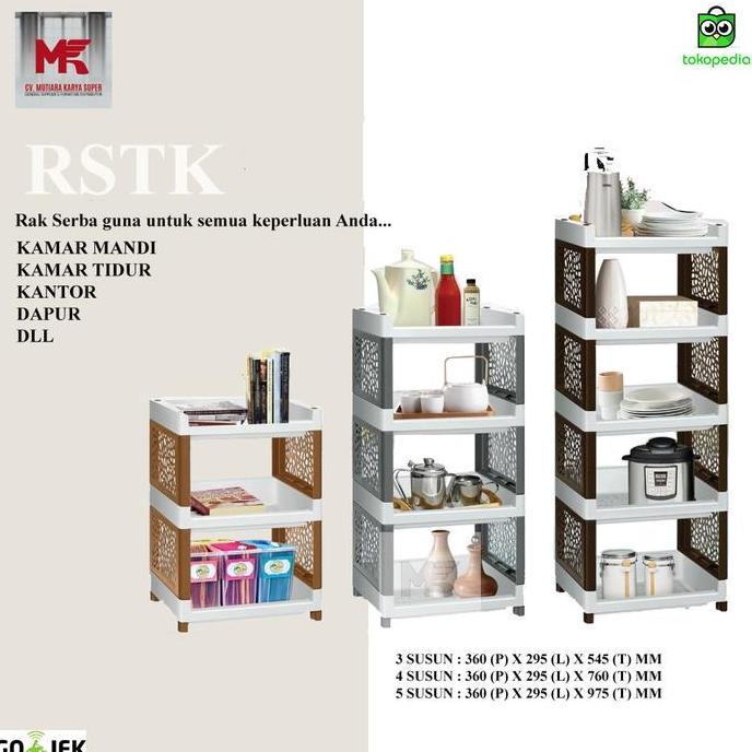 Rak Serbaguna Plastik | Rak susun RSTK | Rak Susun Serbaguna Kecil