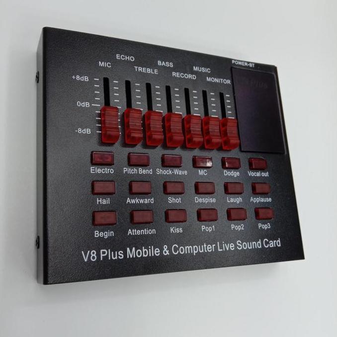 Mixer soundcard V8 plus