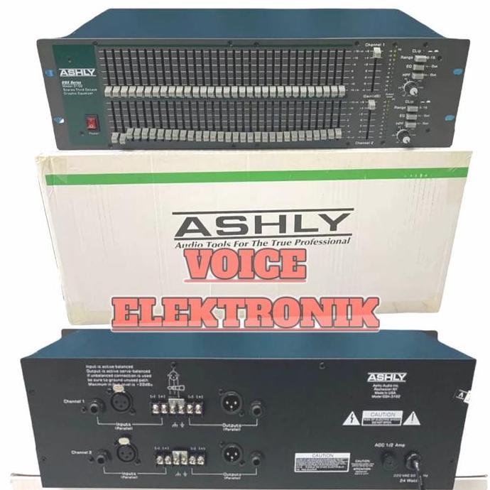 Equaliser Ashly GQX 3102 Equaliser 2x31 Channel Ashly