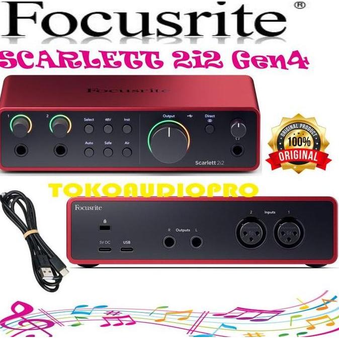 focusrite scarlett 2i2 soundcard usb