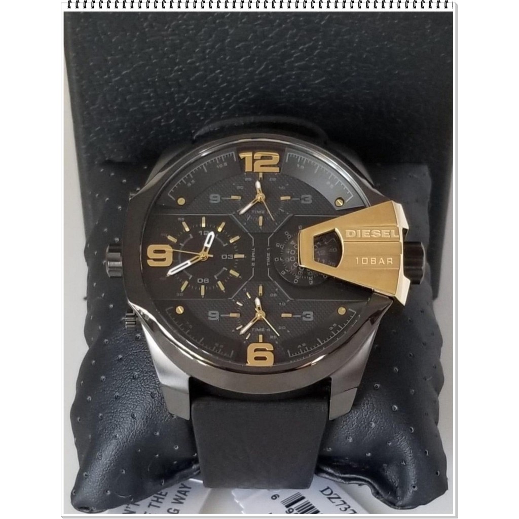 Diesel Watch Model DZ7377 Stainless Steel Leather Strap