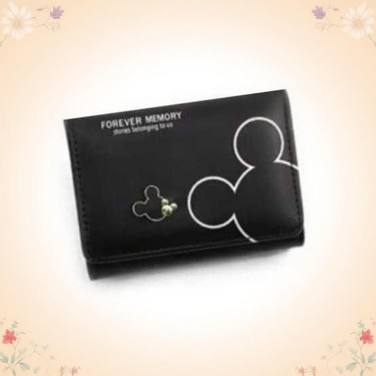 NEW DEALS Dompet Wanita Kecil _ Dompet Lipat 3_Dompet Kartu Motif Mickey Mouse