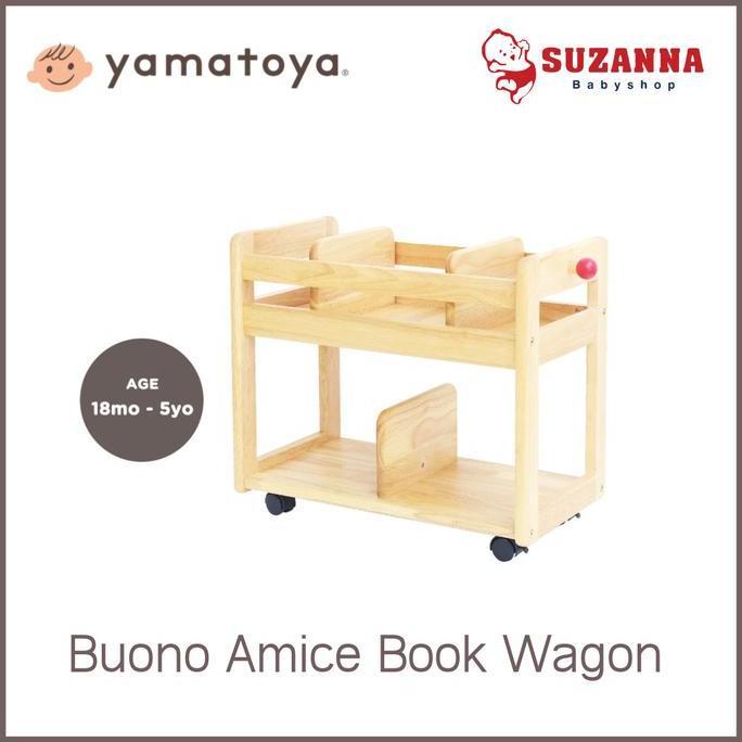 Yamatoya Buono Amice Book Wagon - Rak Buku Anak