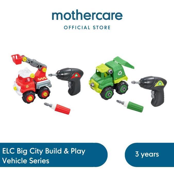 ELC Big City Build & Play Vehicle Series - Mainan Konstruksi Mobil Mobilan Anak