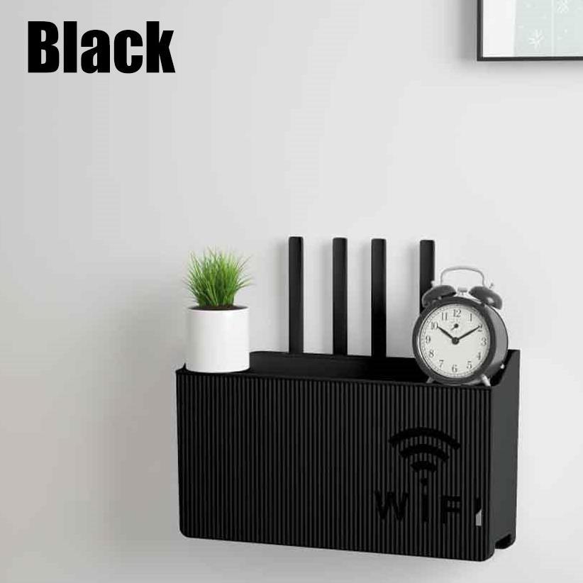 Wireless Wifi Router Shelf Storage Box / Kotak Penyimpanan Rak Router Wifi Nirkabel Gantung