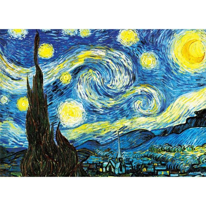 1000 Pcs Hd Jigsaw Puzzle - Starry Night By Van Gogh