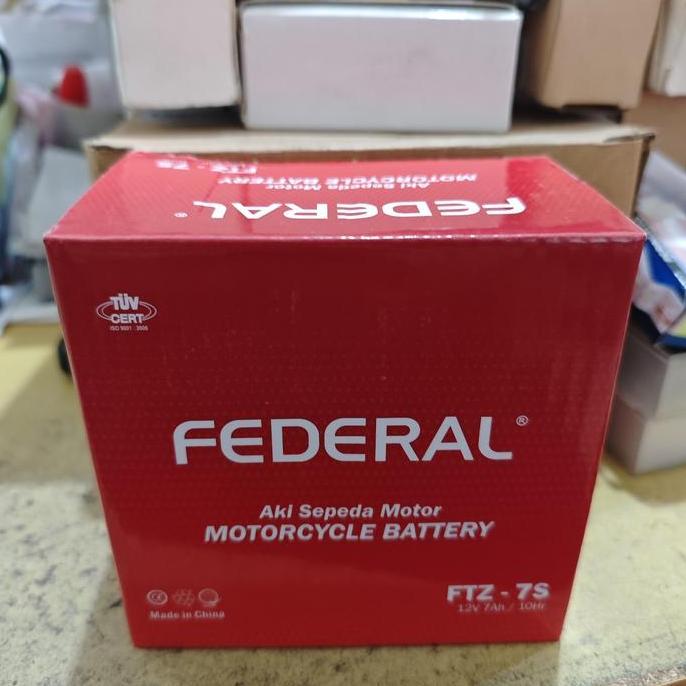 NEW AKI BATERAI KERING NANO GEL FEDERAL GTZ7S/FTZ7S 6AH SATRIA FU VARIO