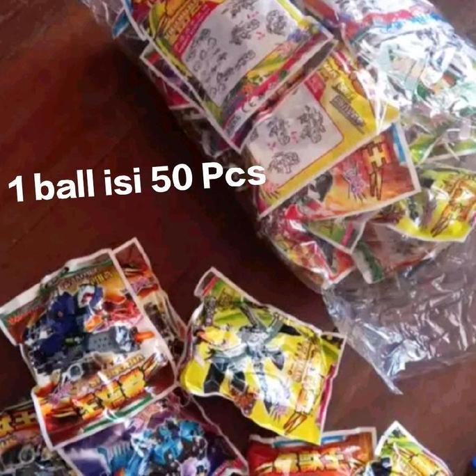 Sasti_pe - rmata2 ( 50 Pcs ) Robot Bongkar Pasang isi 50 Pcs / Mainan Gundam Robot Rakit Harga Pedag