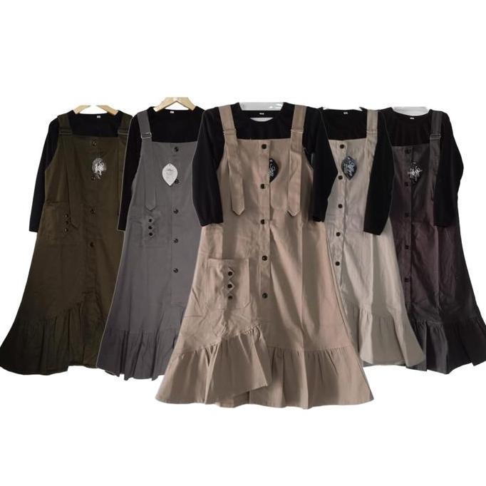 NEW GAMIS OVERALL ANAK TERBARU 2026/ OVERALL ANAK PEREMPUAN IMPORT KOREAN STYLE  / OVERALL GAMIS LEB