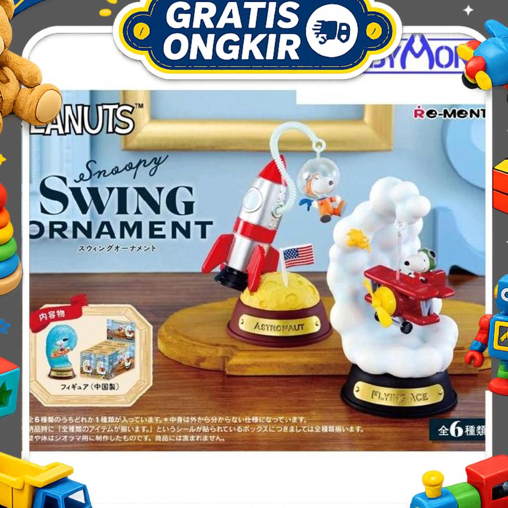 Re-Ment Peanuts Snoopy Swing Ornament