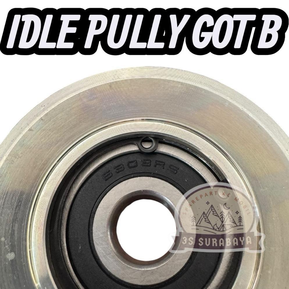 Idle Pully Denso Pengencang Fanbelt Bahan Alumunium Universal Fan Belt A Fan Belt B Ac Mobil Truck U
