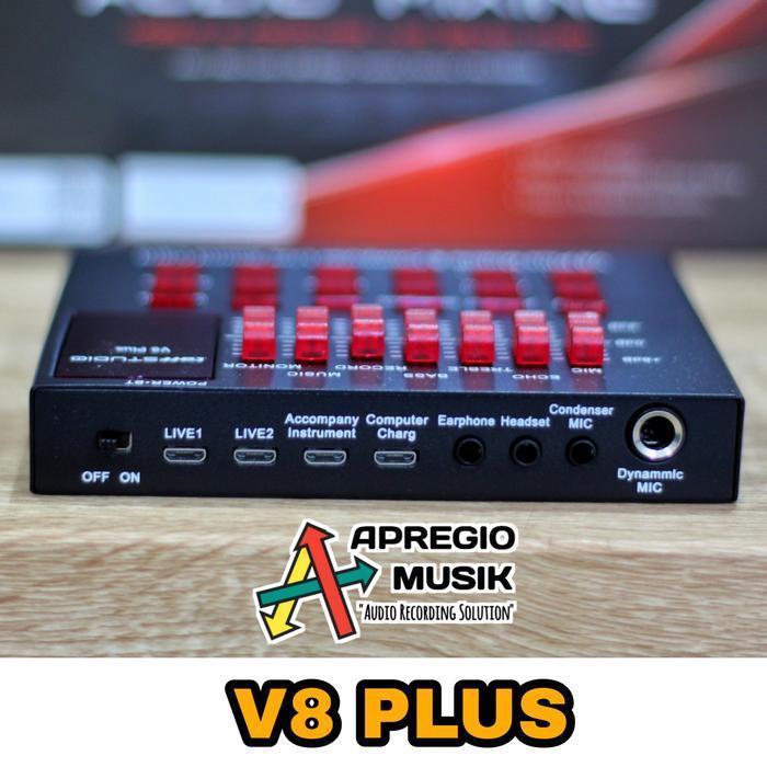 TAFFWARE TAFFSTUDIO V8 PLUS ORIGINAL SOUNDCARD KARAOKE LIVE ORIGINAL DAN TERPERCAYA