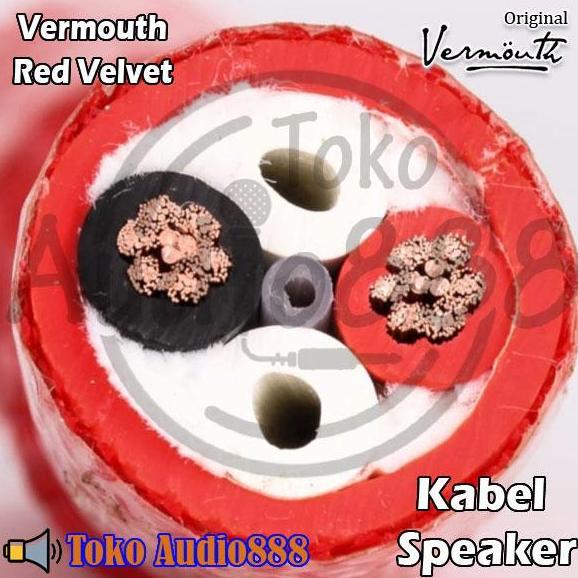HARGA DISC - Kabel Speaker High End Vermouth Red Velvet 9 AWG ( BULK tanpa Plug )