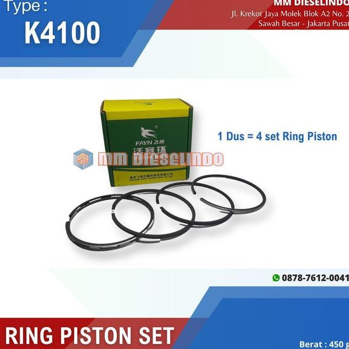 Ring Piston Set Engine Diesel K4100 Zh4100 - Ring Seher