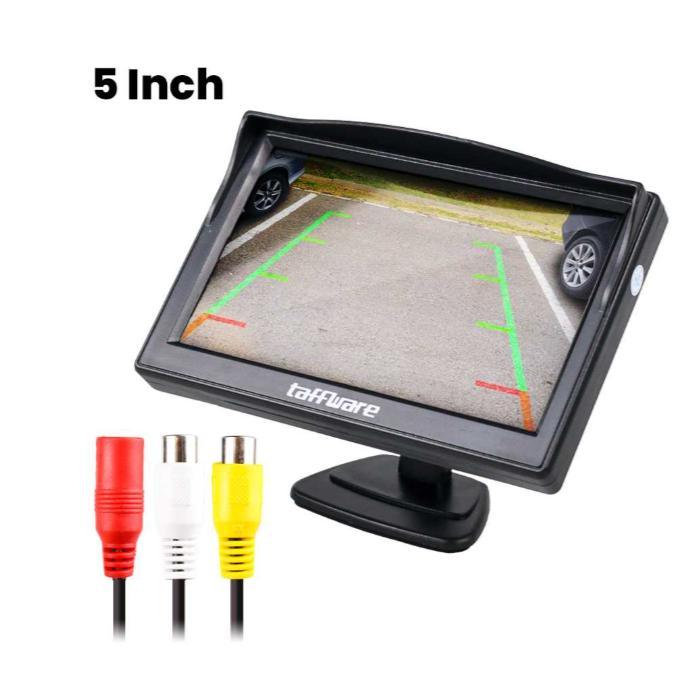Monitor Rear View Parkir Mobil TFT LCD 5 Inch TV Mini TV Kecil TV Mobil [Anifki19]