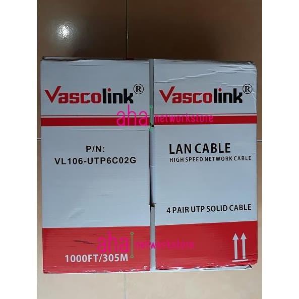 TERMURAH - KABEL VASCOLINK UTP CAT6 VASCOLINK CABLE UTP CAT6