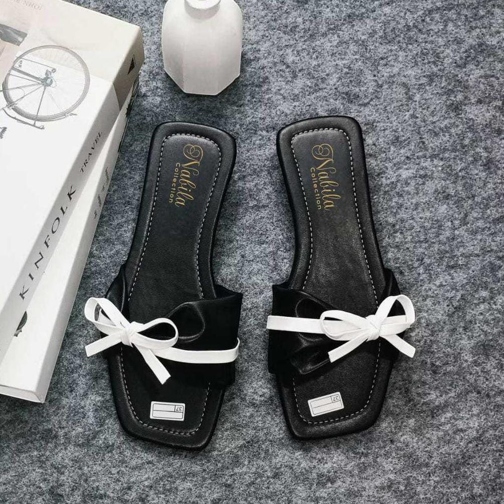 Original Sandal Flat Wanita Teplek Ln-02
