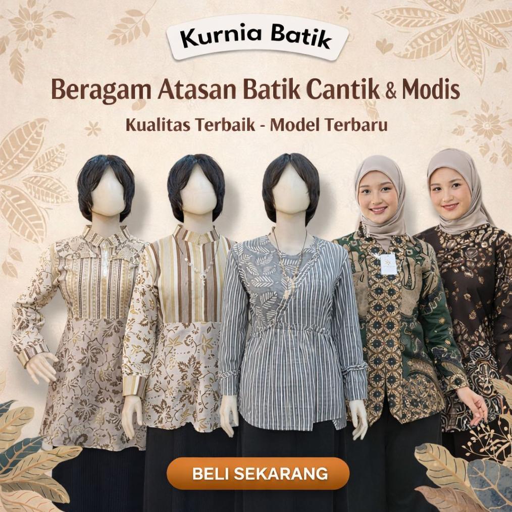 batik atasan wanita|batik kantoran wanita|batik wanita terbaru|batik atasan|batik kekinian