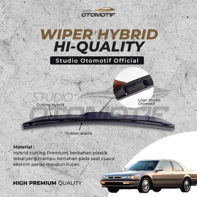 Wiper Accord Maestro 1990-1993 Hybrid Official Studio Otomotif 2 Pcs