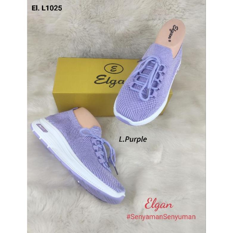 Original Sepatu Sport Shoes Bertali Slip On Sneakers Wanita Sepatu Olahraga Kasual Elgan