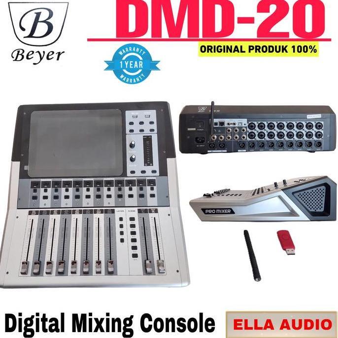 Promo Mixer Beyer Dmd20 Digital Mixer Audio 20-Channel Beyer Dmd-20