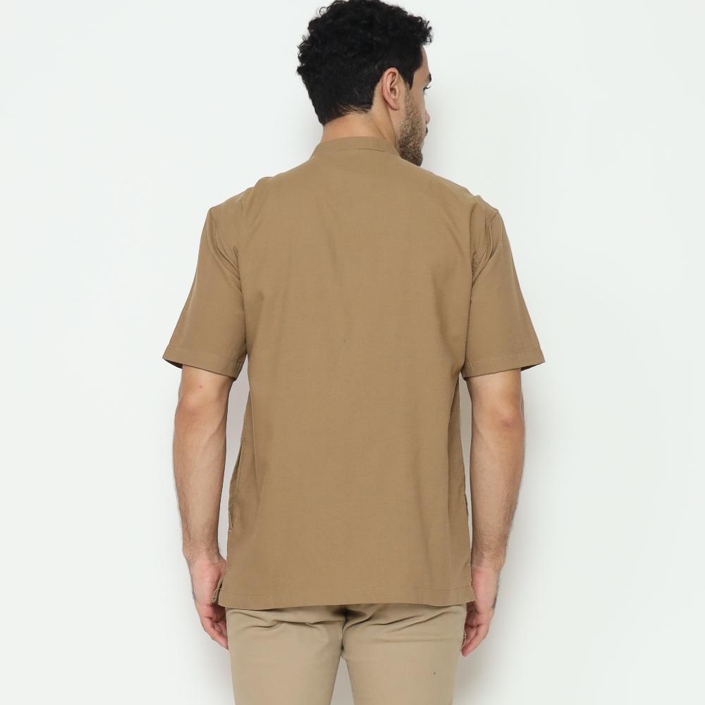 Premium Amk Baju Koko Lengan Pendek Kk Akshaya S/S Khaki