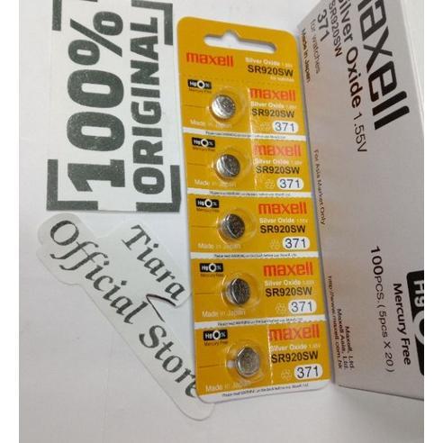 Batre Jam Tangan 371/ 920/ Sr920Sw Maxell Original