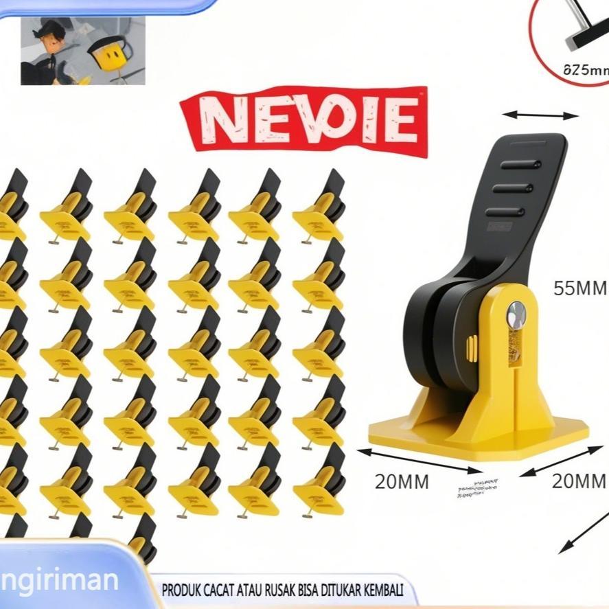 Alat Pasang Keramik Perata Keramik Putar Reusable Tile Leveling Spacer Tile Leveling System Locator 