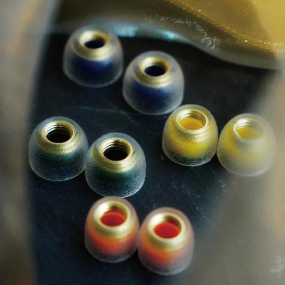 Promo Tangzu Tang Sancai Noble Wide Bore Brass Edition Liquid Silicone Hybrid Eartips In Ear Monitor