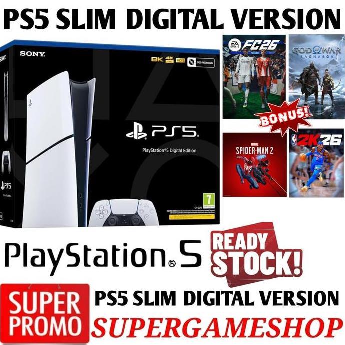 PS5 Console PS5 Slim Disc Version - PS5 Slim Console Digital Version