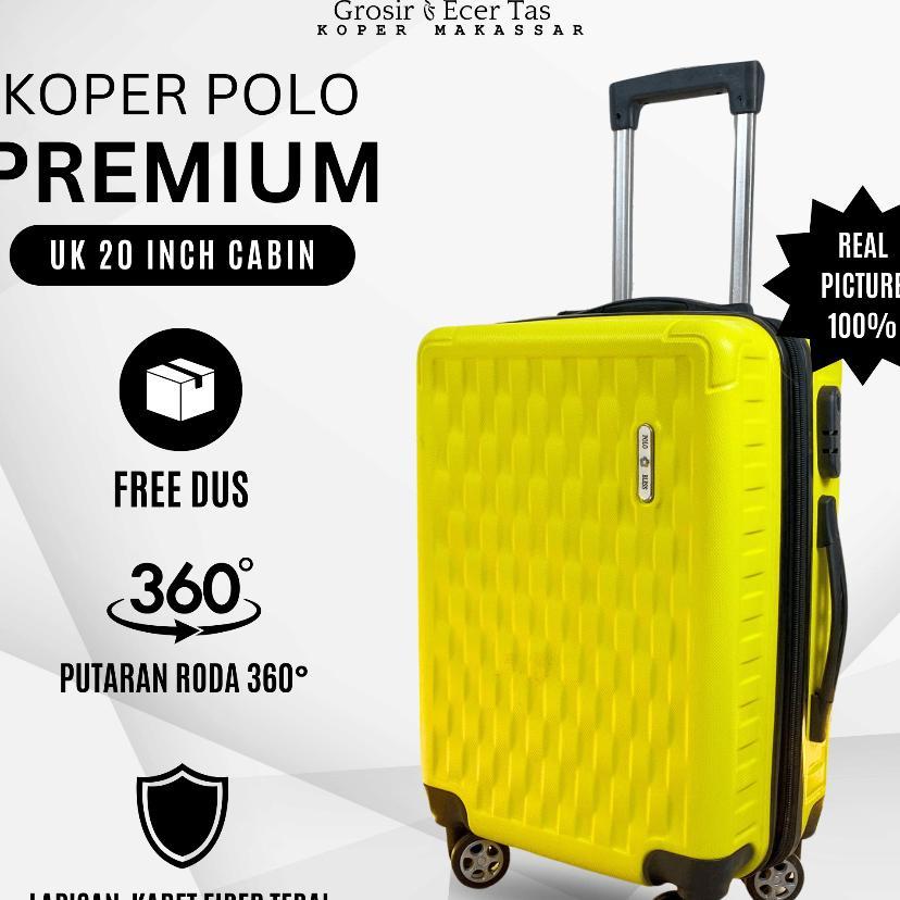 [Pengiriman Luar Makassar] Maple Koper Uk 20 Inch Cabin Koper Polo Premium Koper Kualitas Terbaik Ko