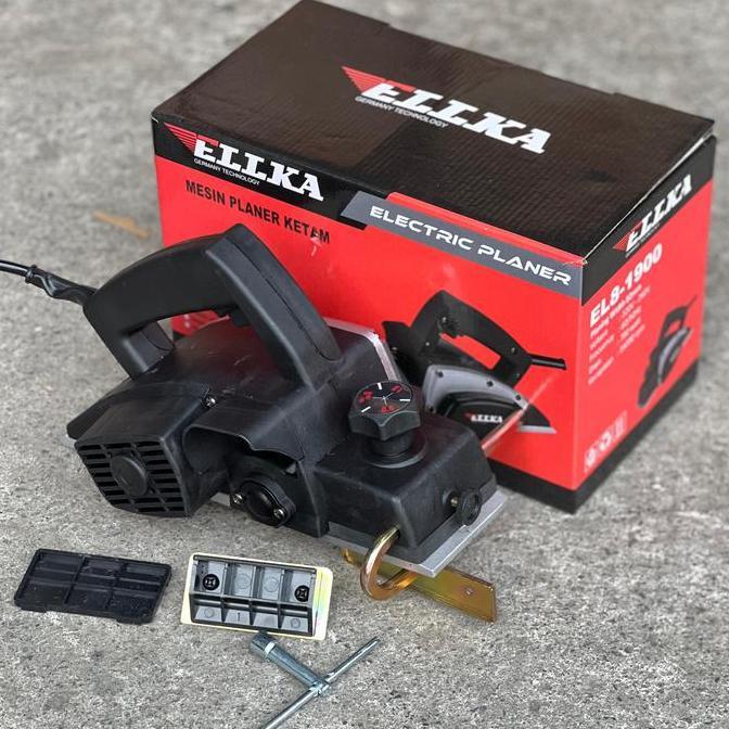 Murah Ellka Mesin Serut Kayu Mesin Planer Kayu Elektrik Planner Dengan 1 Set Pisau Serut, Besi Penya
