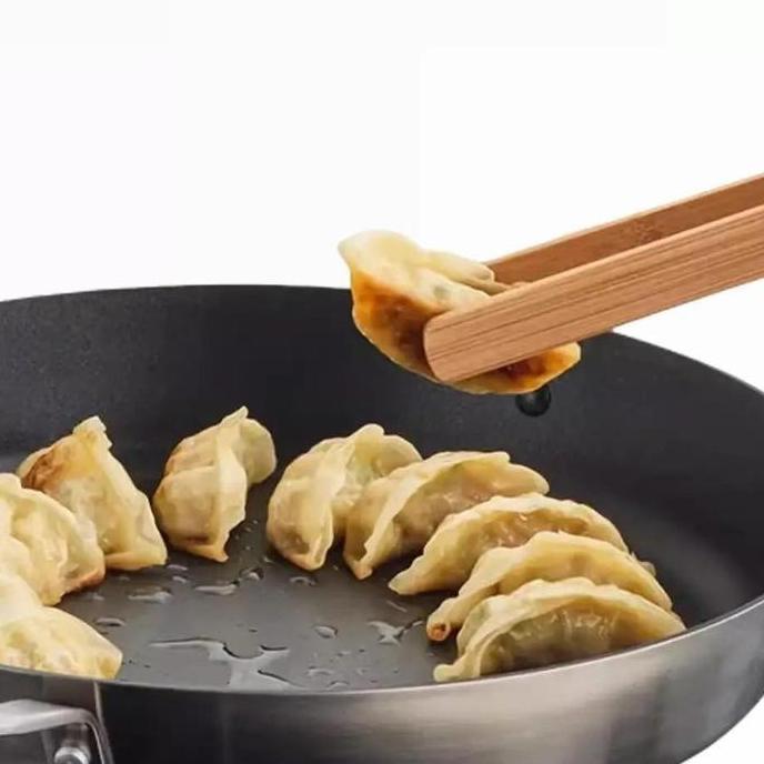 A525 - Capitan Kayu Masak Premium Penjepit Kue Capit Jepitan Makanan Bambu Alami 24x5 cm