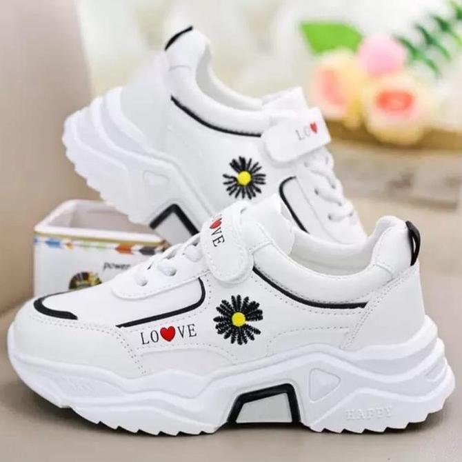 Sepatu Sneakers Korea Anak LOVIST Sepatu Anak Perempuan by axeline