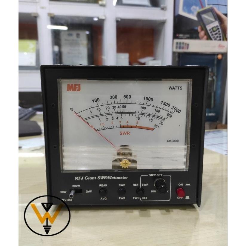 Mfj 868 6,5 Giant Hf 2Kw Swr Meter Original Dan Terpercaya