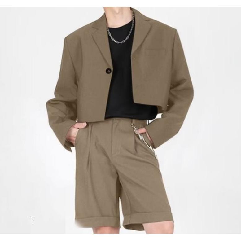 hot sale jas crop pria - blazer crop top pria - croped pria