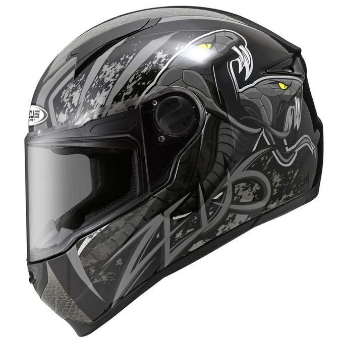 TERLARIS ZEUS ZS811C Z811C AL48 BLACK/DSIL FULL FACE
