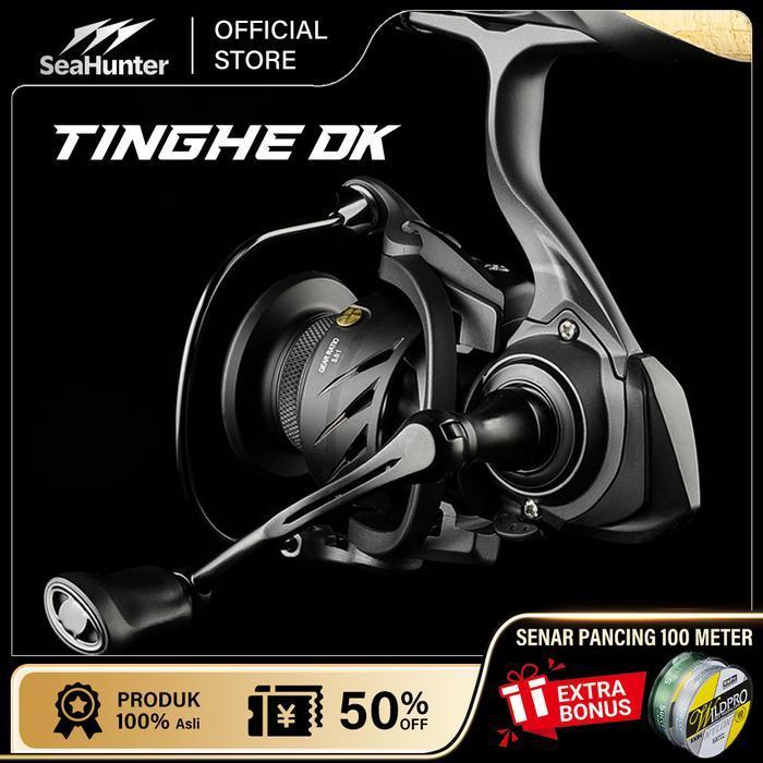 [OFFICIAL] SeaHunter TINGHE DK Power Handle 2500-5000 Spinning Reel Pancing, 7+1BB Bola Berlubang, R