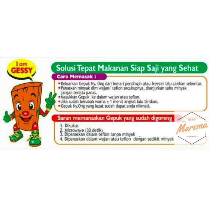 Asciutto- Gepuk Ny Ong [Frozen] - Empal Sapi / Ayam / Pedas