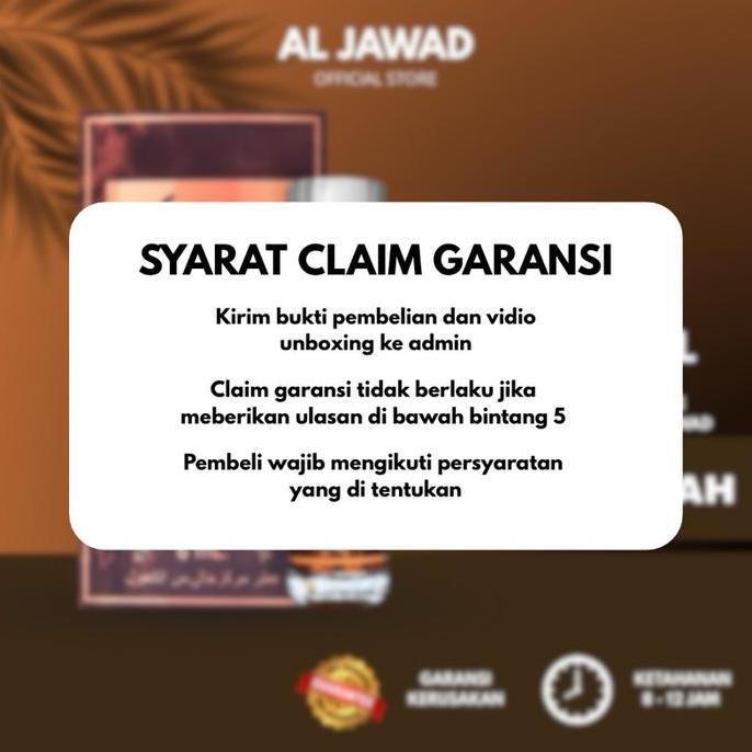 Readygansist- Al Jad - Oud Bukiyah Aroma Woody Honey Sweet | Parfum Perfume Minyak Ngi Pria Nita