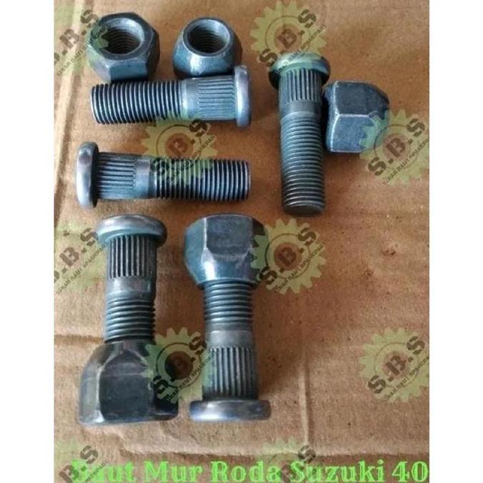 ( 4 PCS ) BAUT + MUR RODA ERTIGA KATANA FUTURA  PANJANG & PENDEK TERBARU