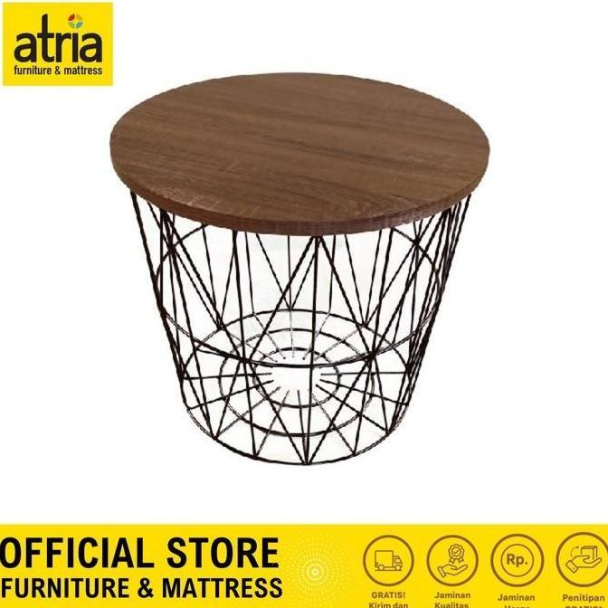 Meja Tamu Meja Unik Meja Simpan Atria Bulat Sidney