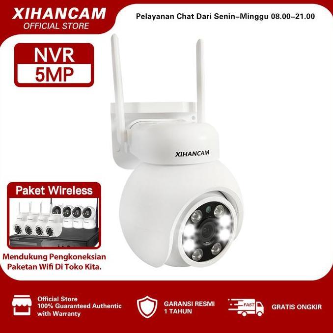 tekomania81 - xihancam 5mp cctv outdoor wifi 4g waterproof ip kamera 360 derajat cctv rumah konek ke